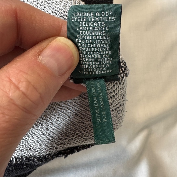 LRL Lauren Jeans Long Sleeve XL Cowl‎ Neck Women's Pullover Sweatshirt Black - Picture 8 of 14